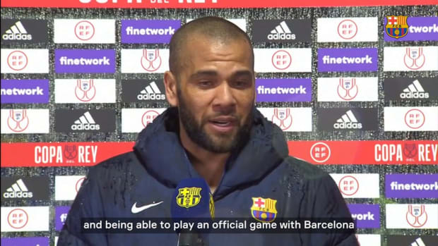 Dani Alves: 'It feels like I'm part of a movie'